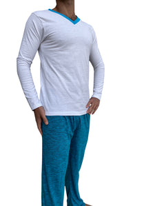 Conjunto Pijama Playera Manga Larga y Pantalon, 5031