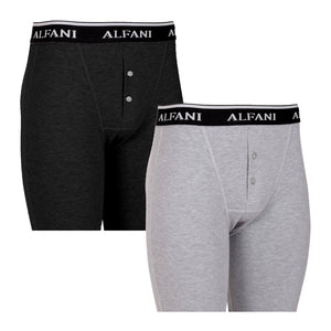 Paquete de dos pantalones térmicos 100% Algodón Alfani, 901-2